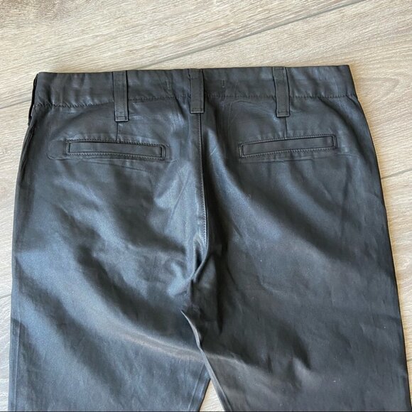 J Brand Inez Coated Slim Fit Cropped Pants Button Fly - Picture 13 of 14